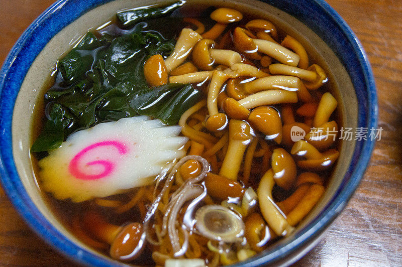 Nameko soba,Kanuma城，Tochigi县